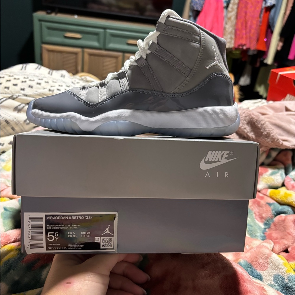Nike Air Jordan 11 Retro Gray Sneakers